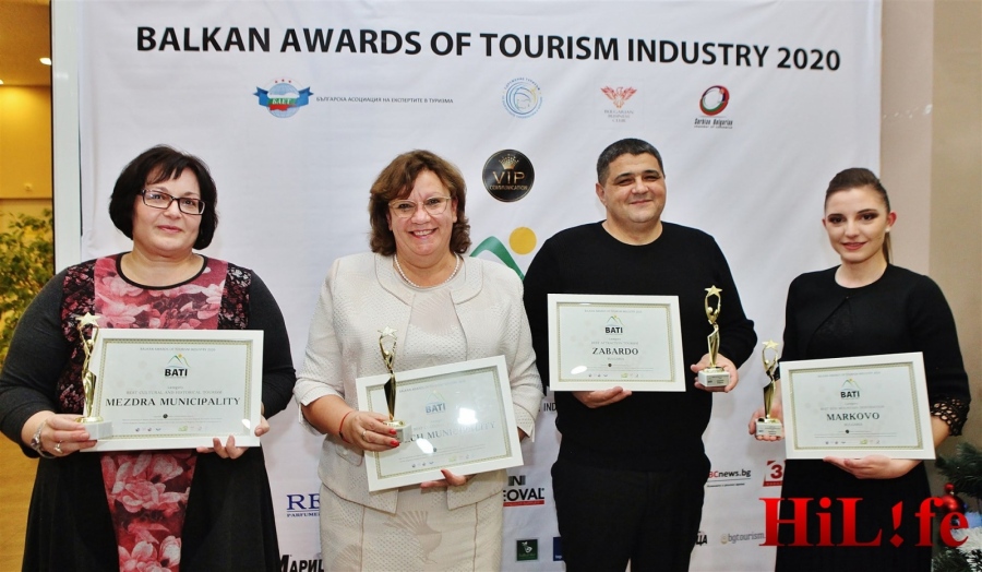 Онлайн-форумът Balkan Awards of Tourism Industry 2020 обяви призьорите в Кюстендил